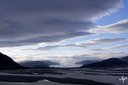Glacier et gros temps - Brunnholskirkja - Islande